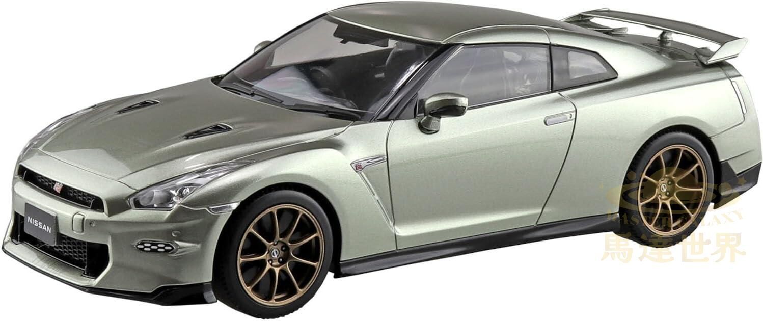 AOSHIMA 塑膠模型套件 簡易拼裝套件 日產 GT-R 2024 千禧玉 03-MJ 比例 1/32