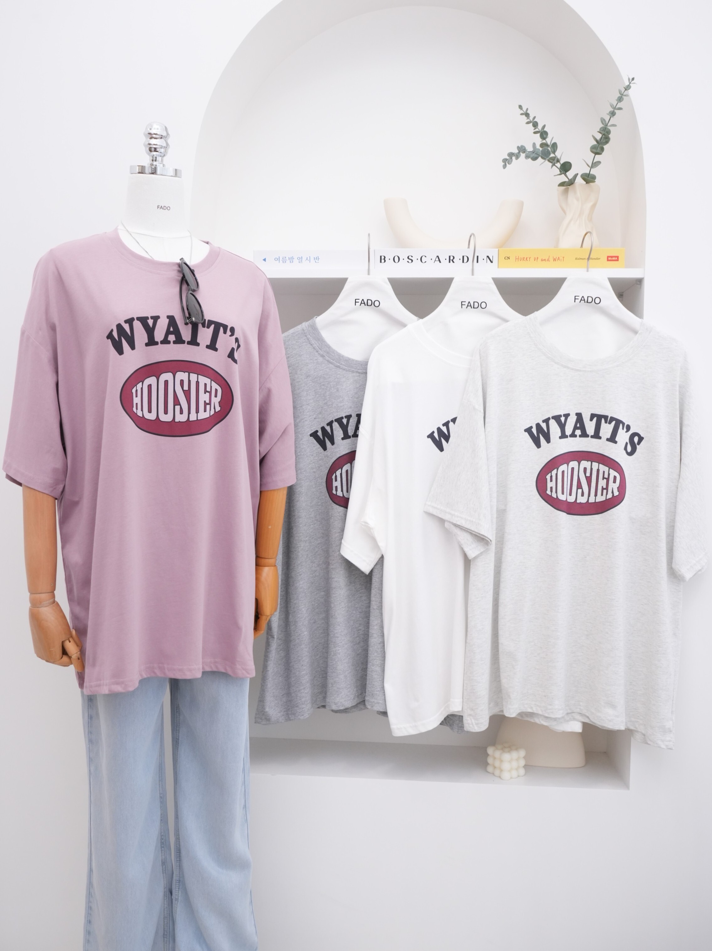 法朵Fado shop｜印花字母圓領T 0215014 四色