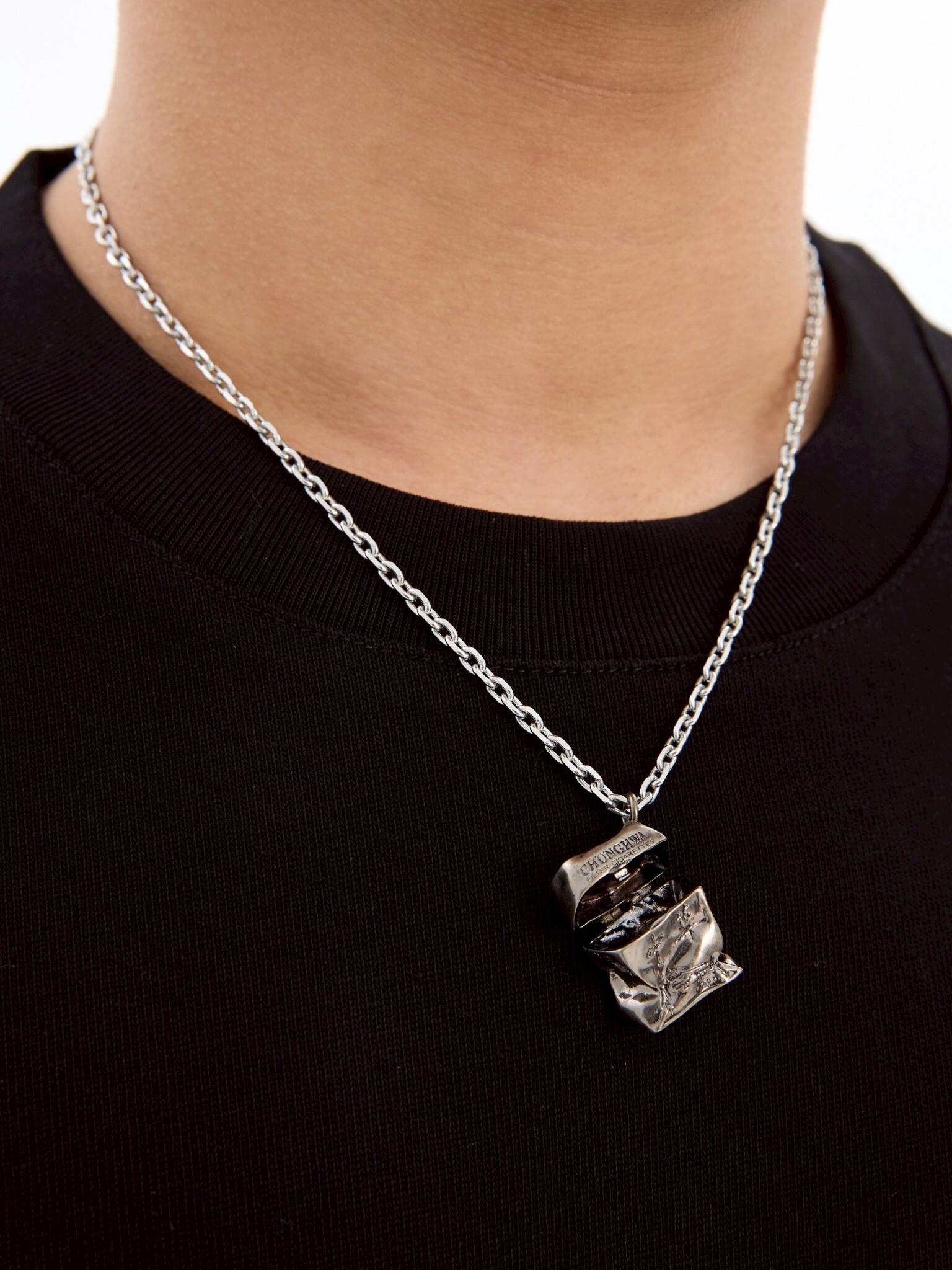 Fe3c 金屬菸盒項鍊 Cigarette Case Necklace