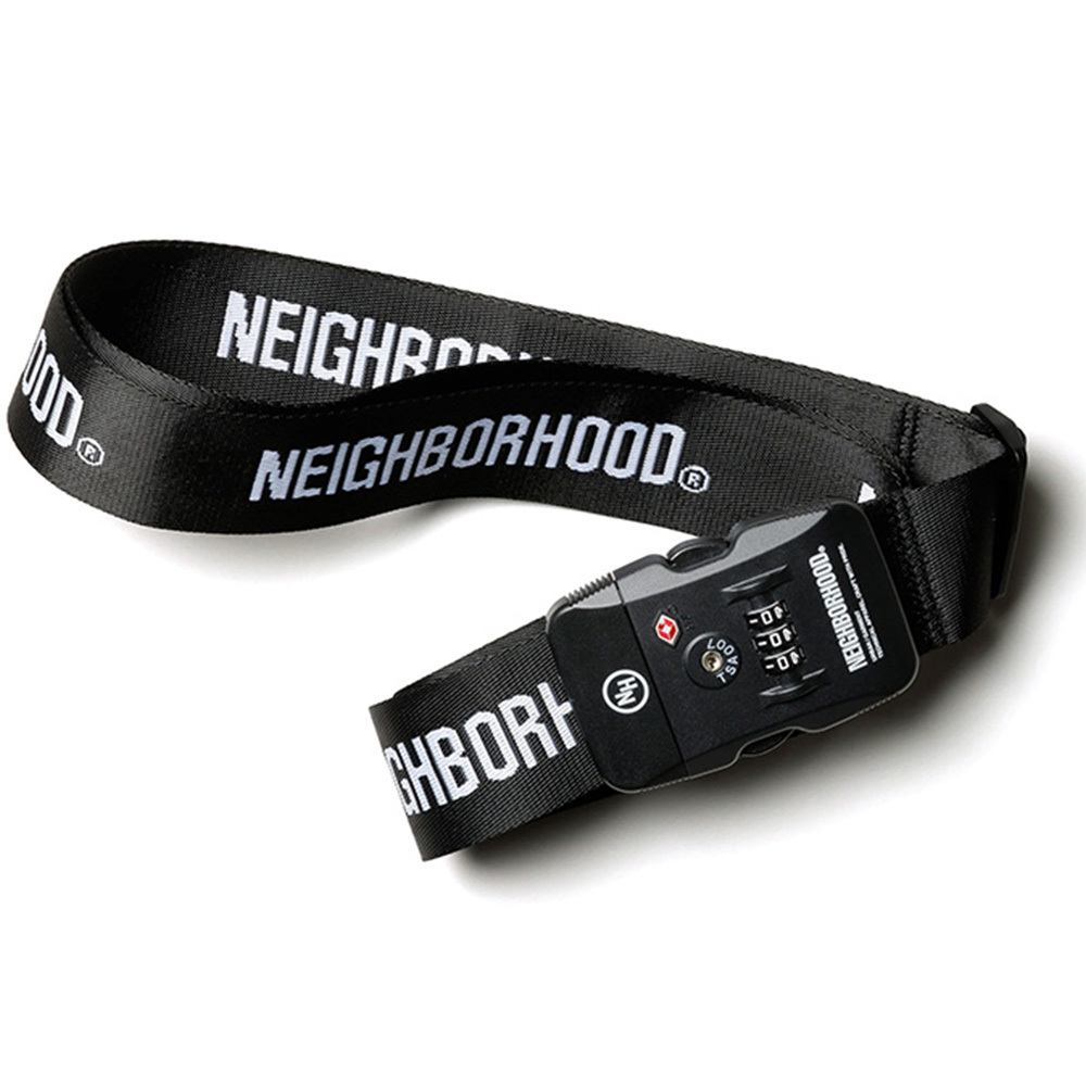 Neighborhood Ci Suitcase Belt 行李束帶 黑 261WFNH-AC03-BK
