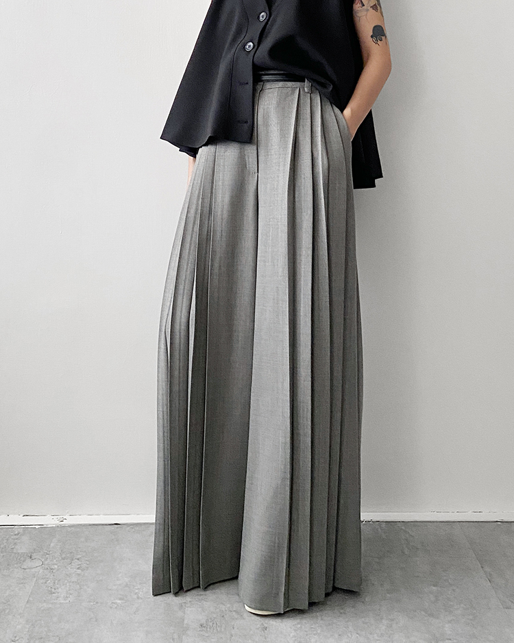 MKP-2876 百褶西裝褲