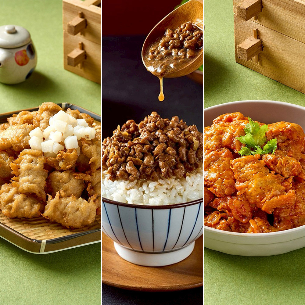 植物肉3件組(砂鍋肉/傳香肉燥/口水雞)