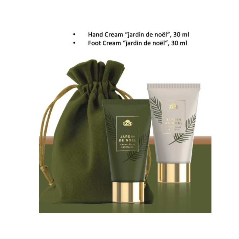 HKSG0305-001 2025 LCN冬季限定套裝set1 護手霜30ml+護足霜30ml+綠色絨袋 (A1)
