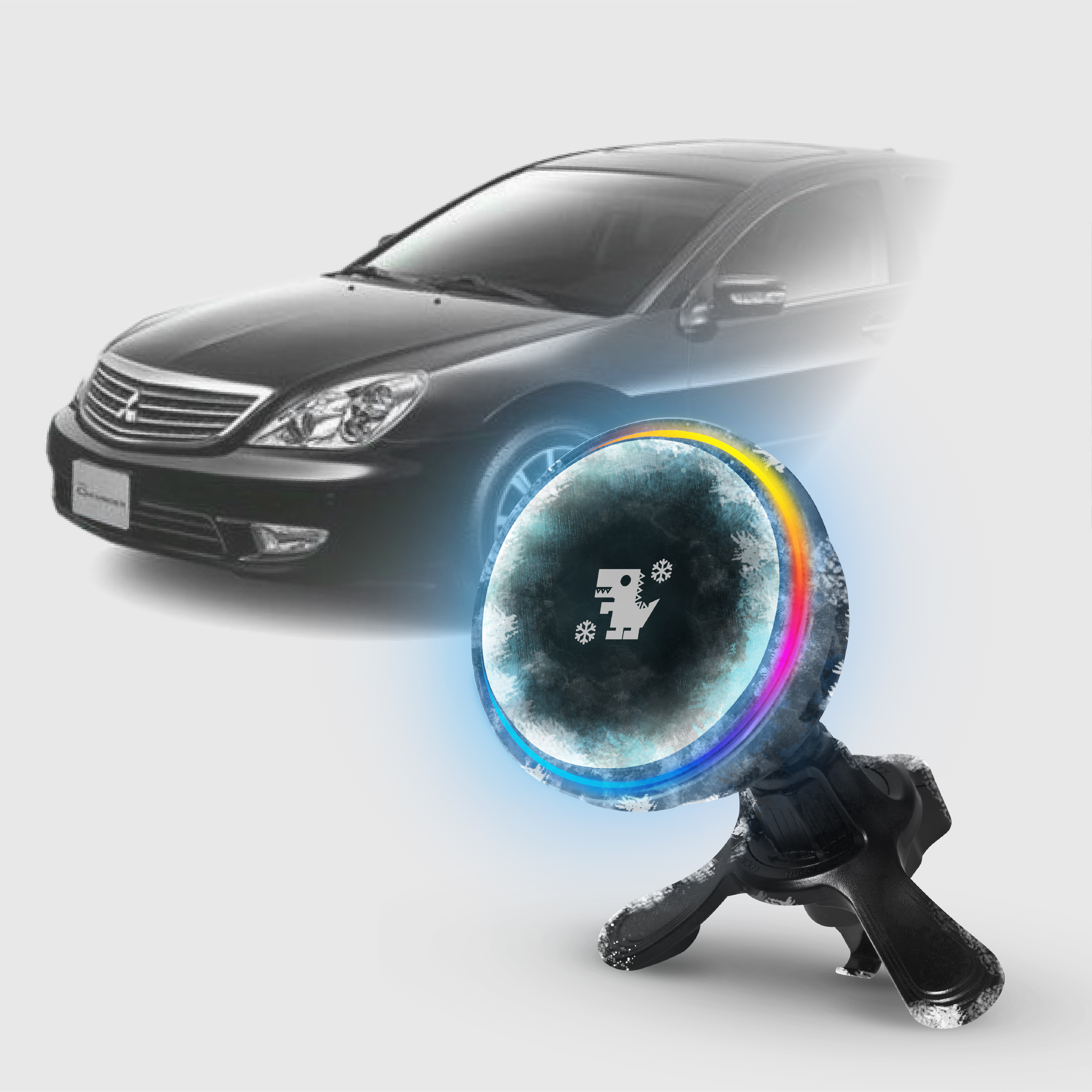 Mitsubishi GRUNDER 系列｜XILLA黑鏡冰核智充手機架