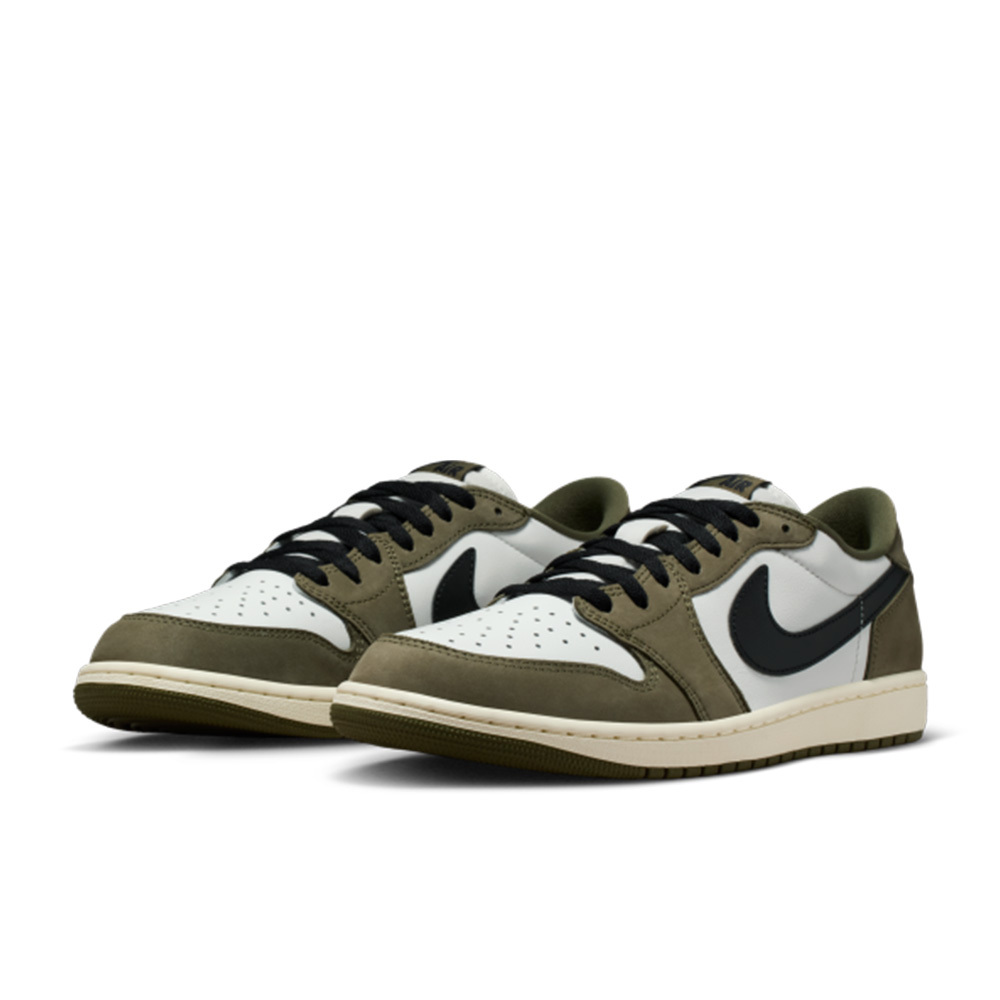 Nike Air Jordan 1 Retro Low OG 橄欖綠麂皮 AJ1 緩震 抓地力 男鞋 HQ6998-200