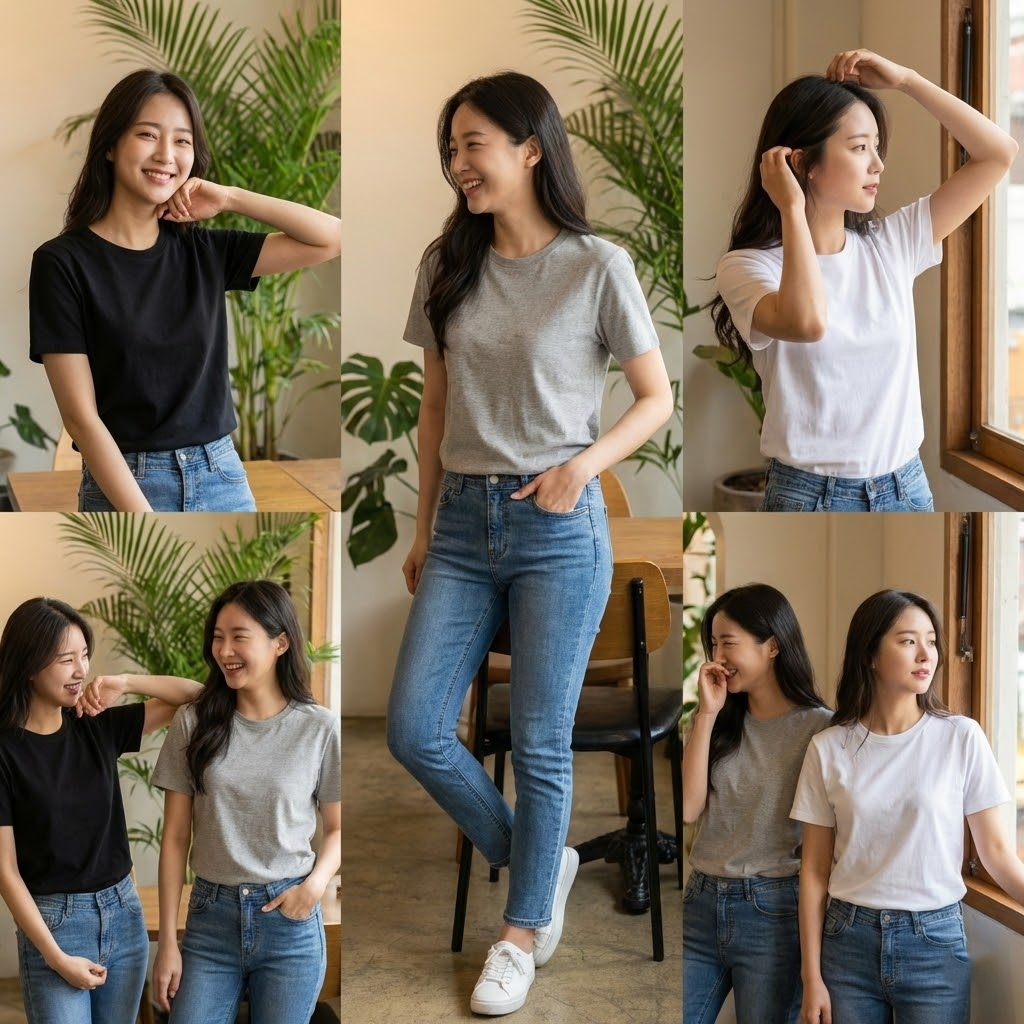 【預購】Banana Republic H030306 女裝圓領短袖 T-Shirt（3 件裝）