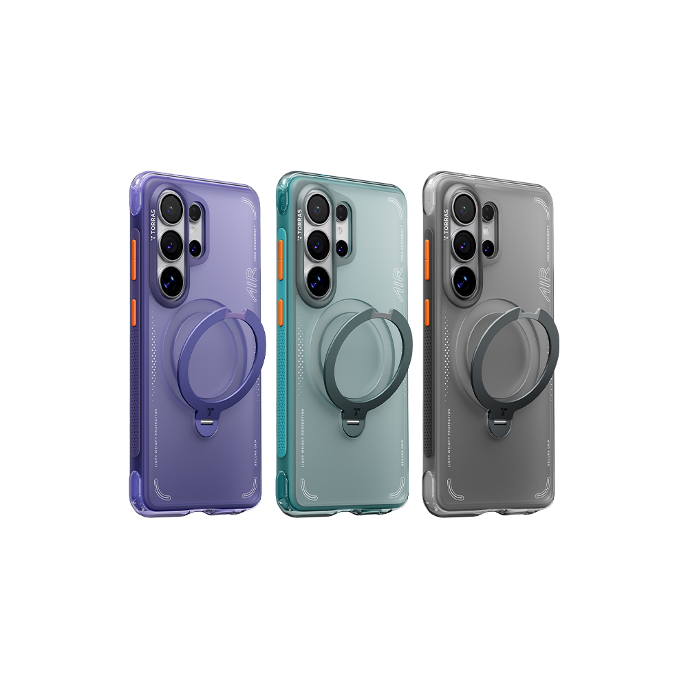 TORRAS Ostand Spin Air Galaxy S26 Ultra旋轉支架氣囊防摔手機殼