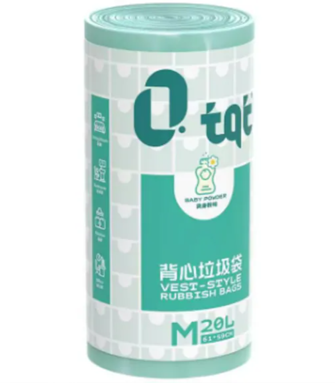 背心垃圾袋-爽身粉味(25只裝)M碼20L