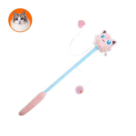 寶可夢快樂下午茶系列逗貓棒－胖丁款