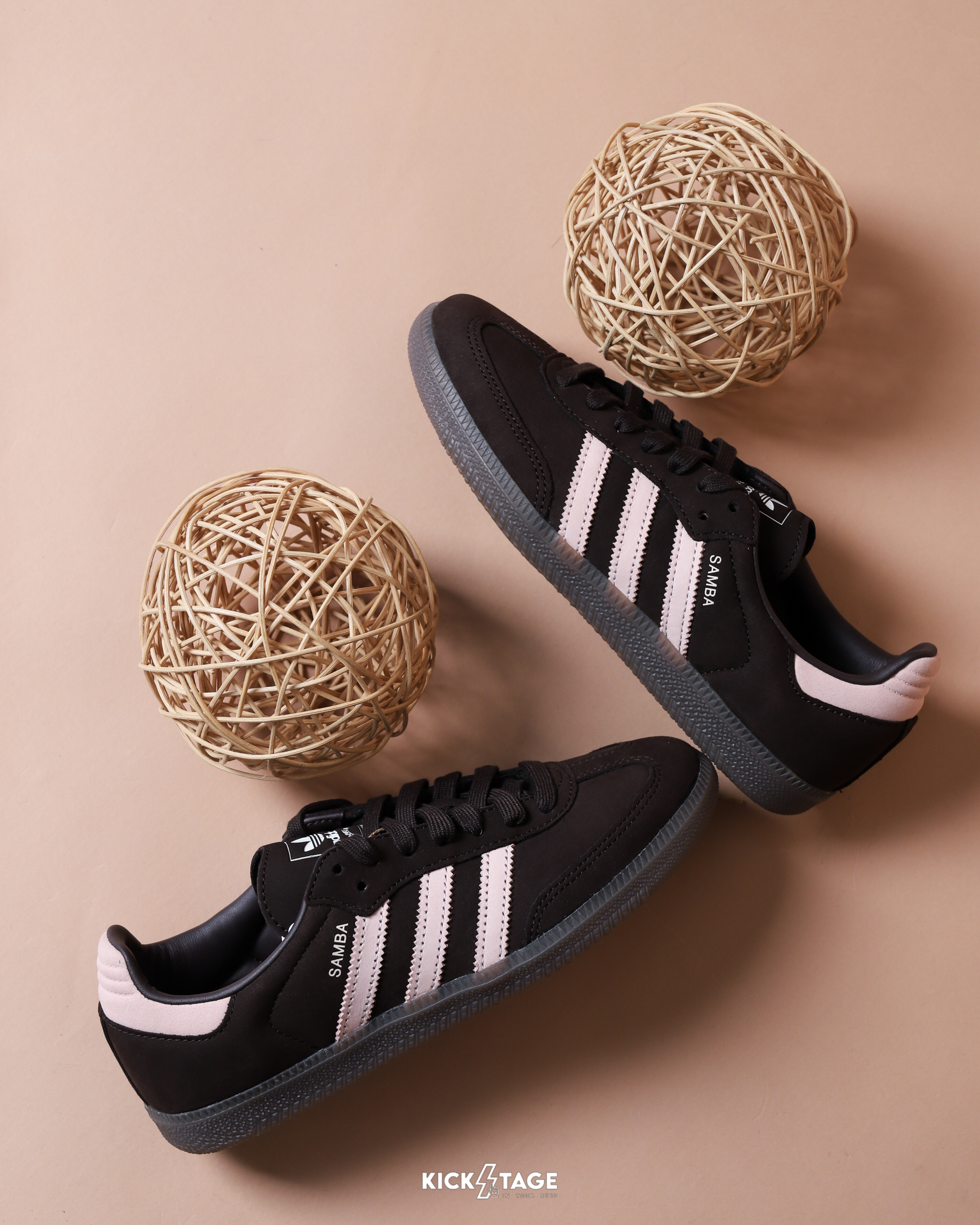 女鞋 ADIDAS SAMBA OG W 咖啡粉 麂皮 焦糖底 扁鞋 德訓鞋 休閒鞋【IH9166】