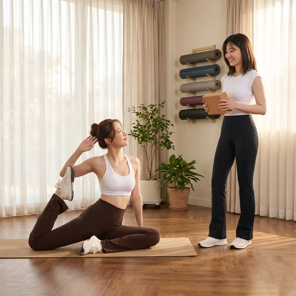 【預購】Jockey H030309 女裝修身瑜伽長褲