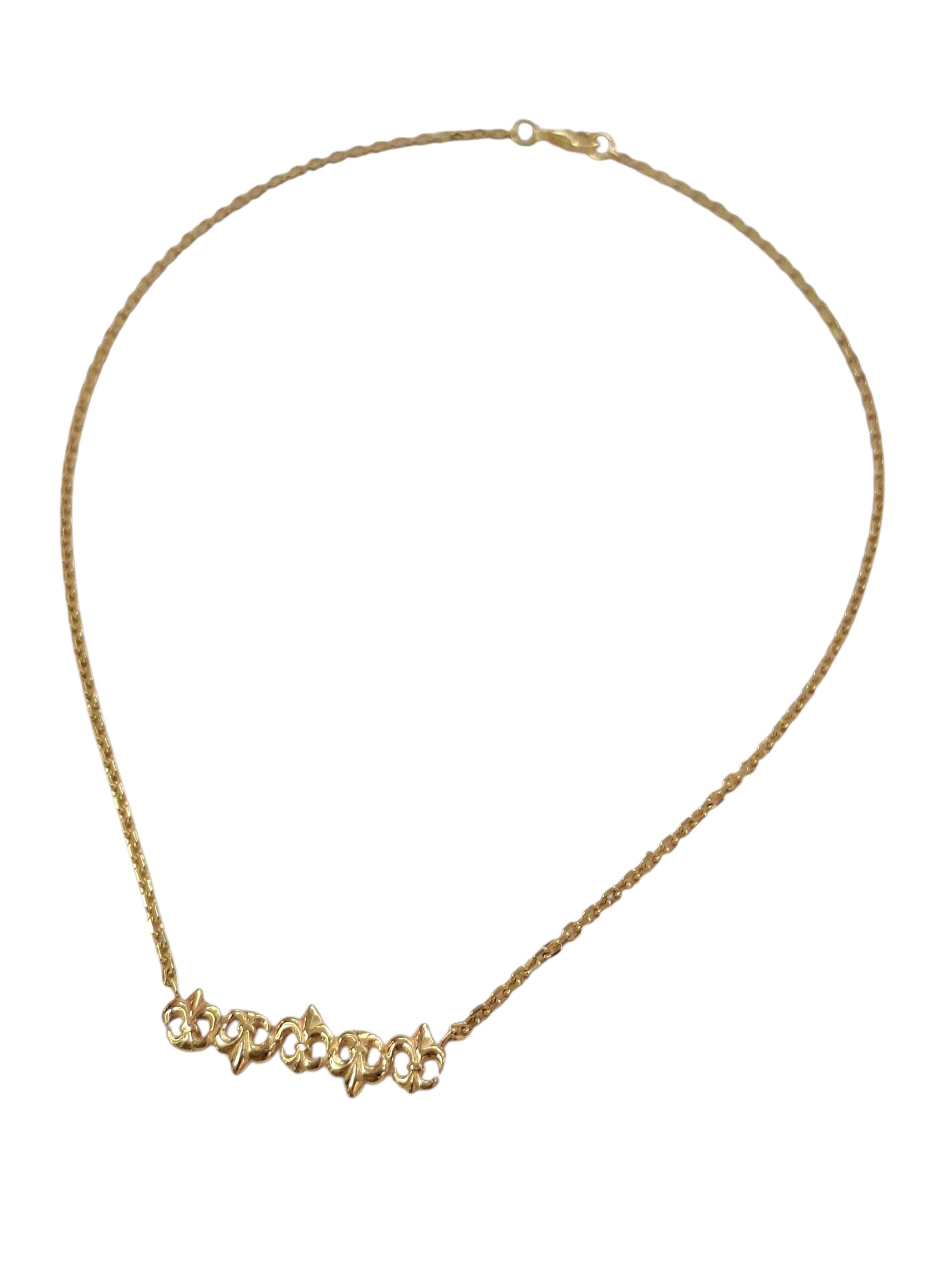 童軍花串吊墜頸鏈（現貨款式）