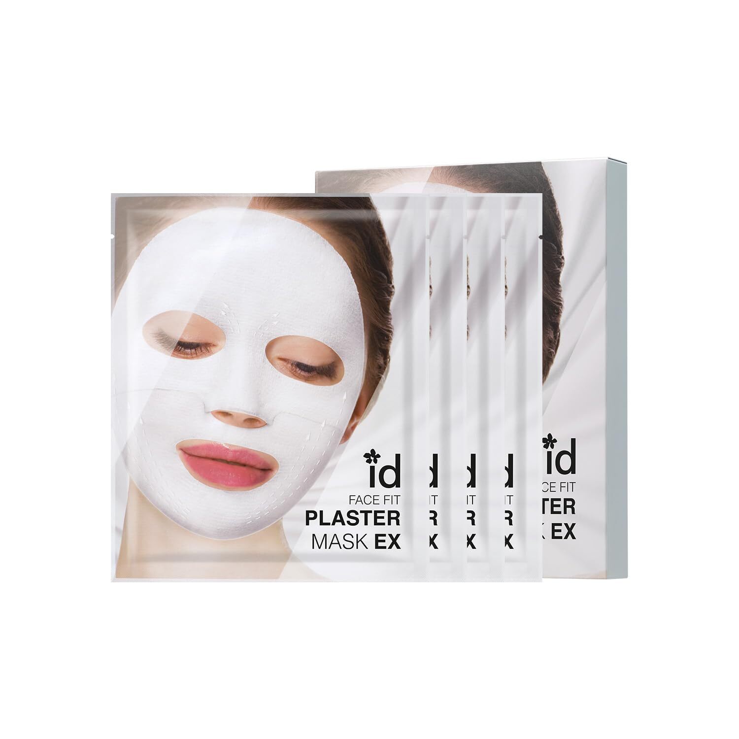 【直播】LX030307 idplacosmetics ID FACE FIT PLASTER MASK EX 撫紋石膏護理面膜EX (4片裝)