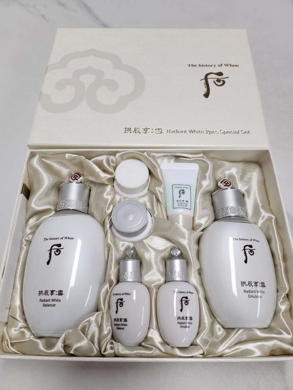 【韓國預購】AKR030305 The Whoo 后 拱辰享雪美白水乳套裝