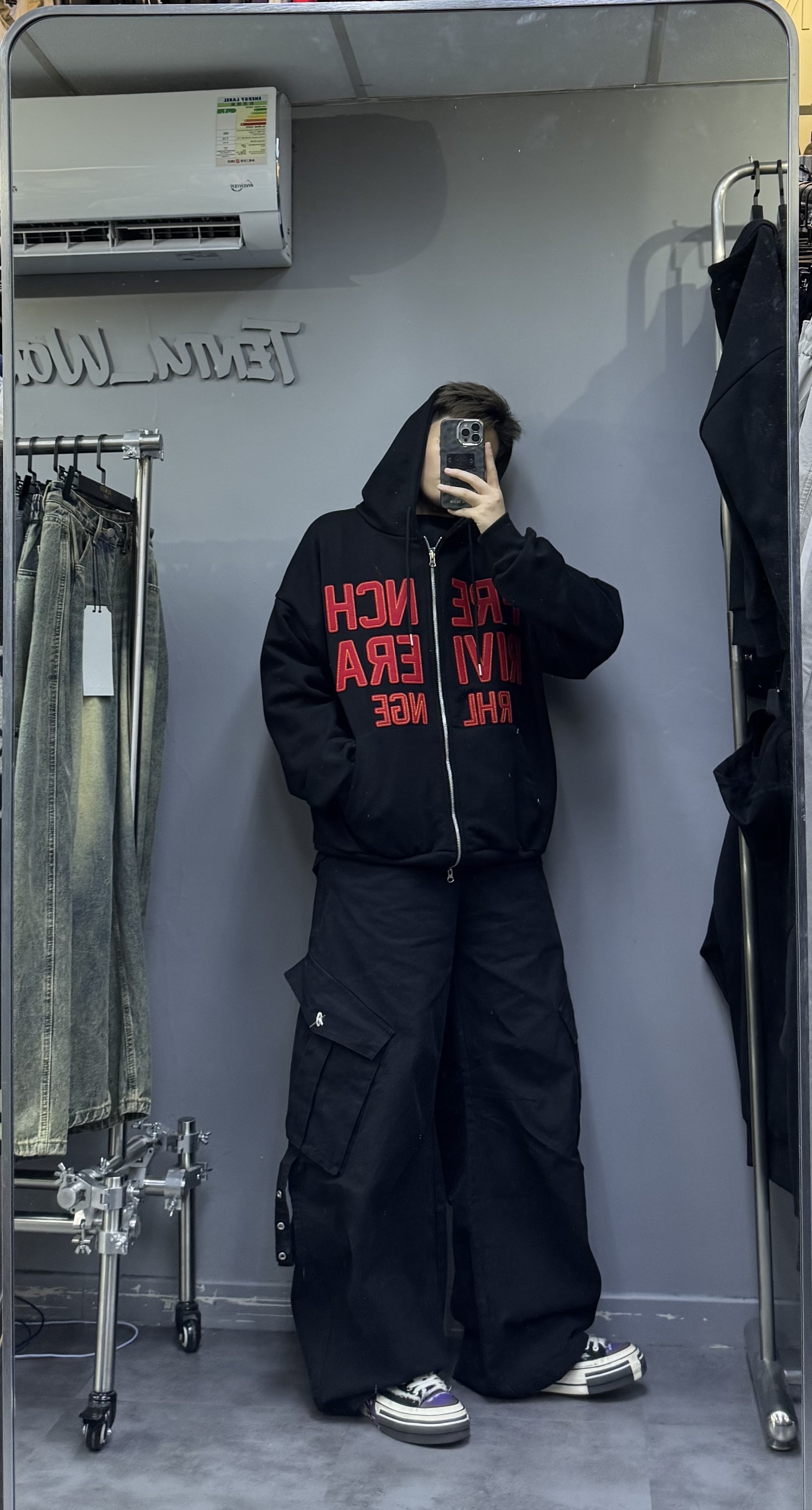 JK0053 大紅字棉外套