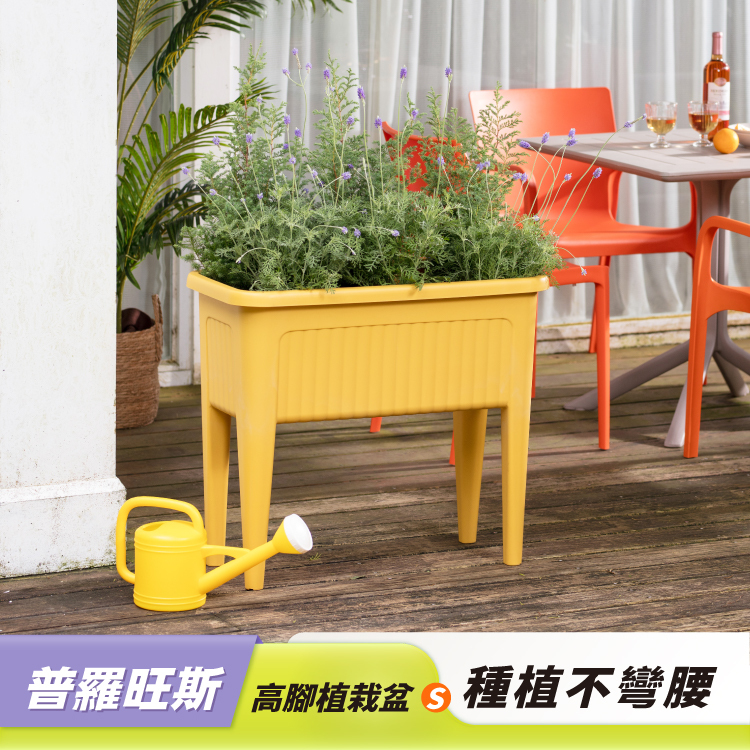 普羅旺斯高腳植栽盆-S