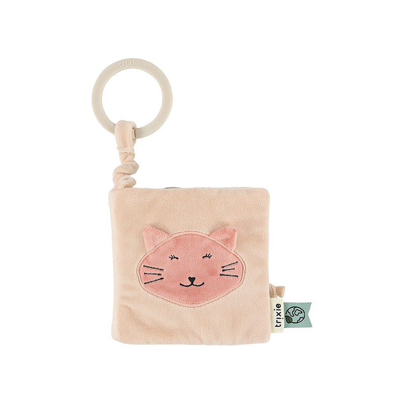 trixie 隨行感統布書-甜笑貓咪