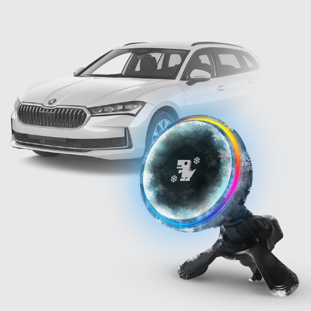 SKODA SUPERB COMBI｜XILLA黑鏡冰核智充手機架