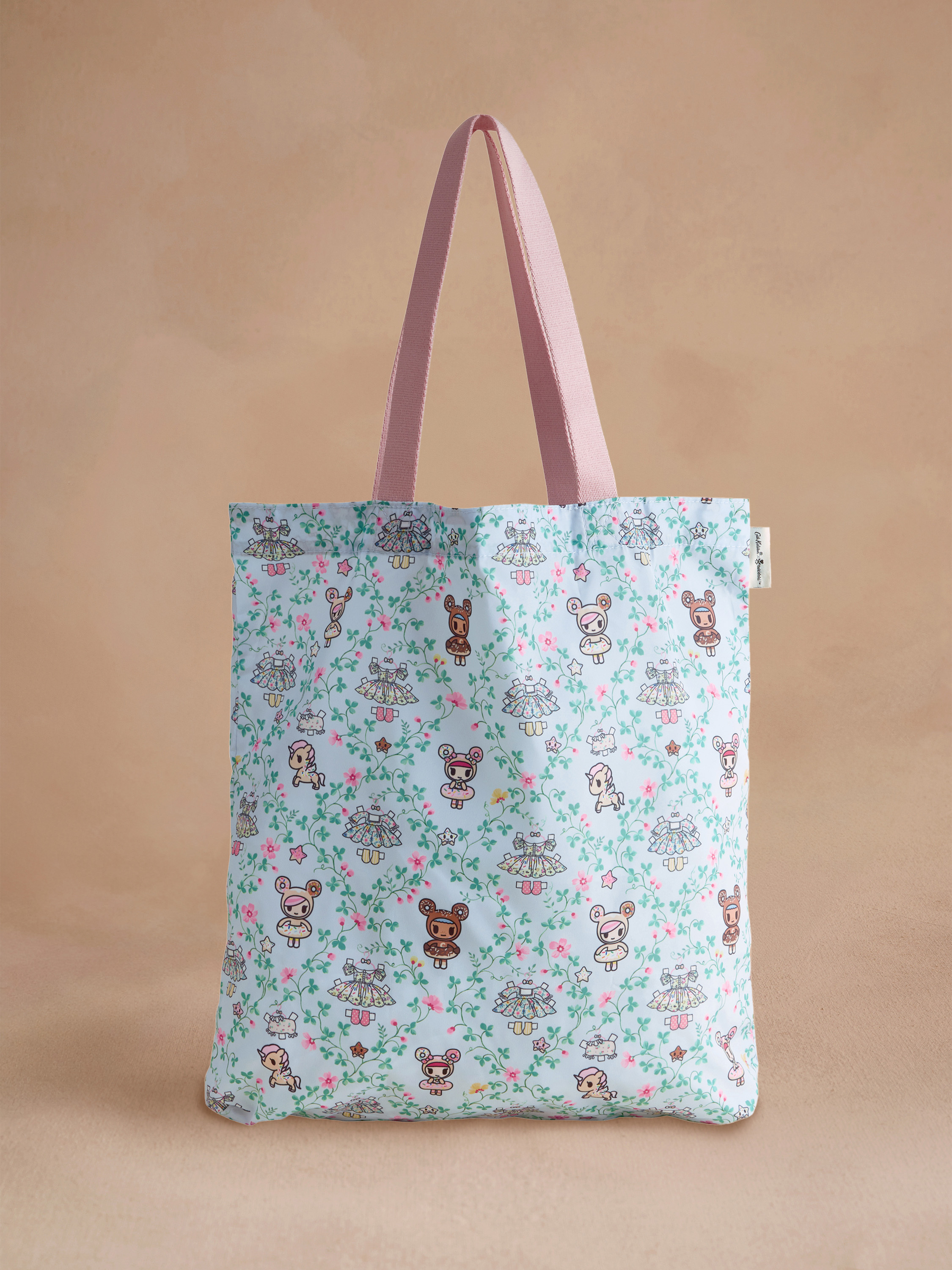 tokidoki Paper Dresses 釘釦式口袋摺疊購物袋