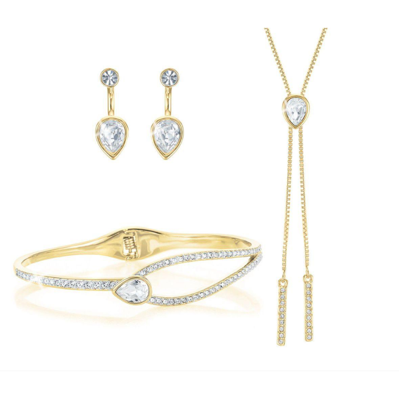UK-JJG0303-184 HATTON EARRING, ADJUSTABLE PENDANT & BANGLE SET (A4)