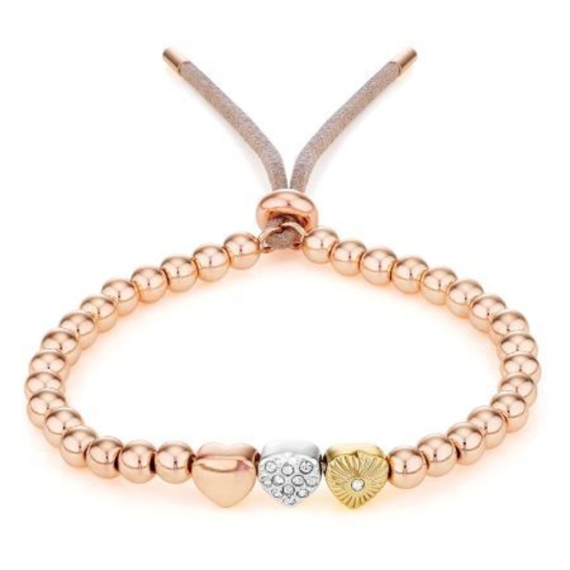 UK-JJG0303-194 HEART TRIO BRACELET GIFTING (A14)