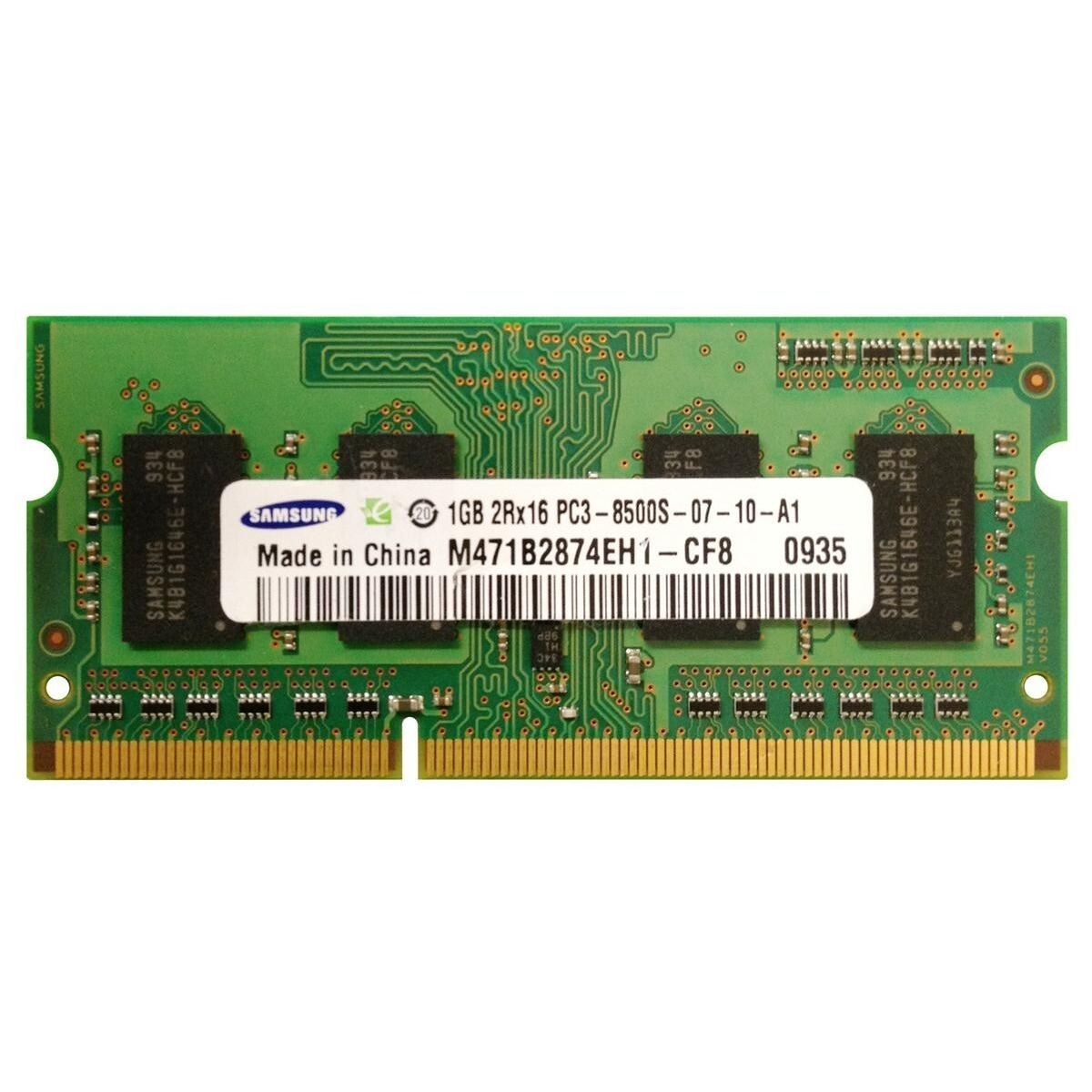 M471B2874EH1 SAMSUNG DDR3 1066MHZ 1GB RAM SODIMM