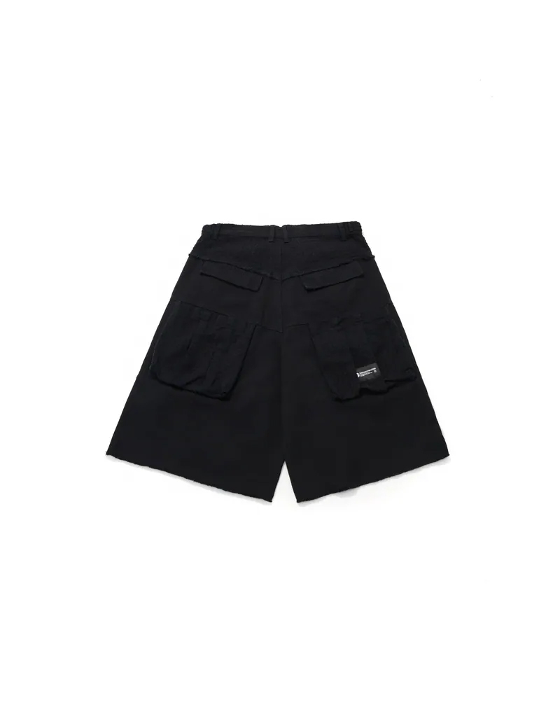 AES 闊腿七分褲 黑/迷彩 25 A/W Washed Wide-Leg Cropped Pants