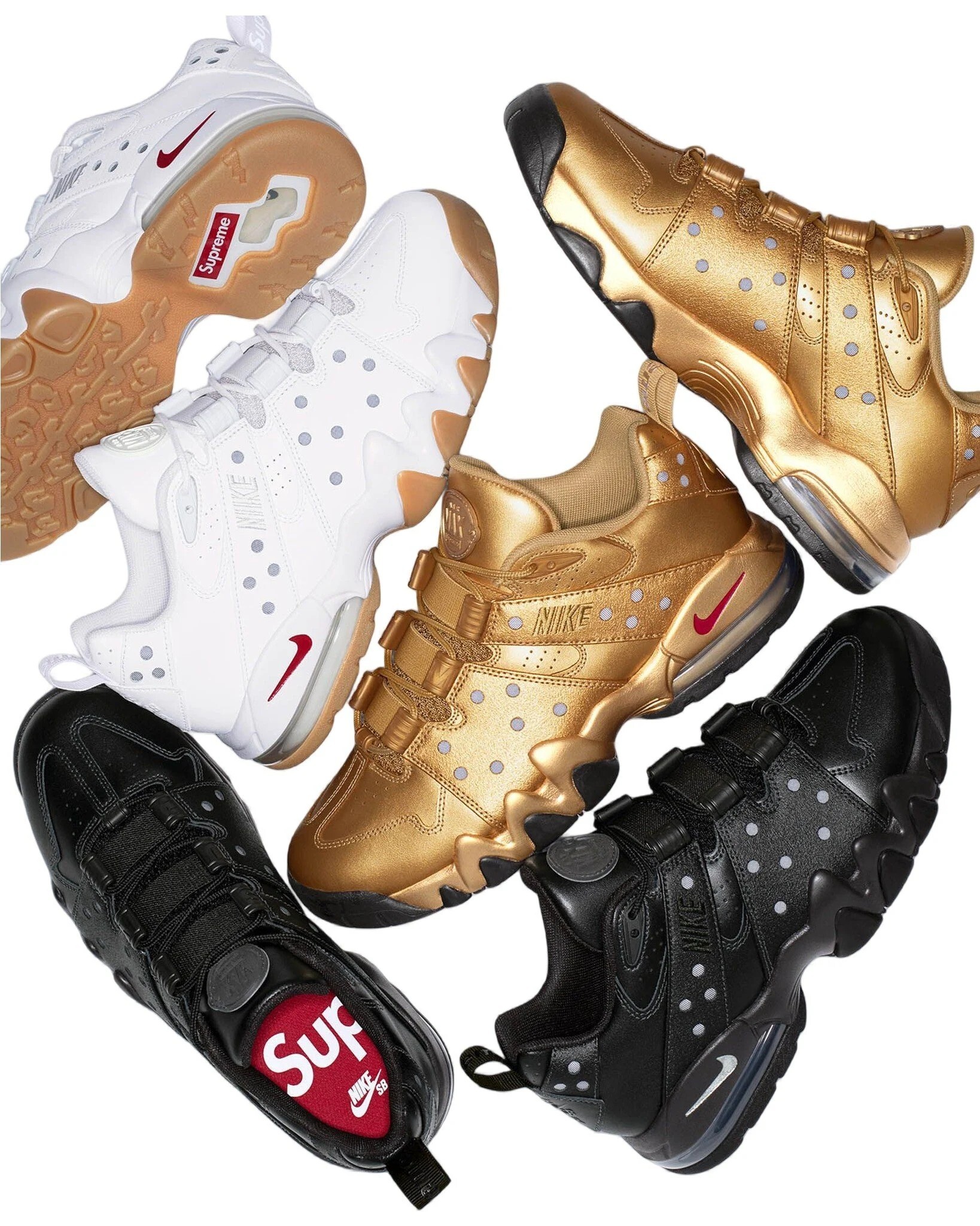 【Focus Store】預購 Supreme x Nike SB Air Max 2 CB ‘94 Low "White Gum"/"Metallic Gold"/"Black" 聯名 三色 IM4283-001/IM4283-700/IM4283-100