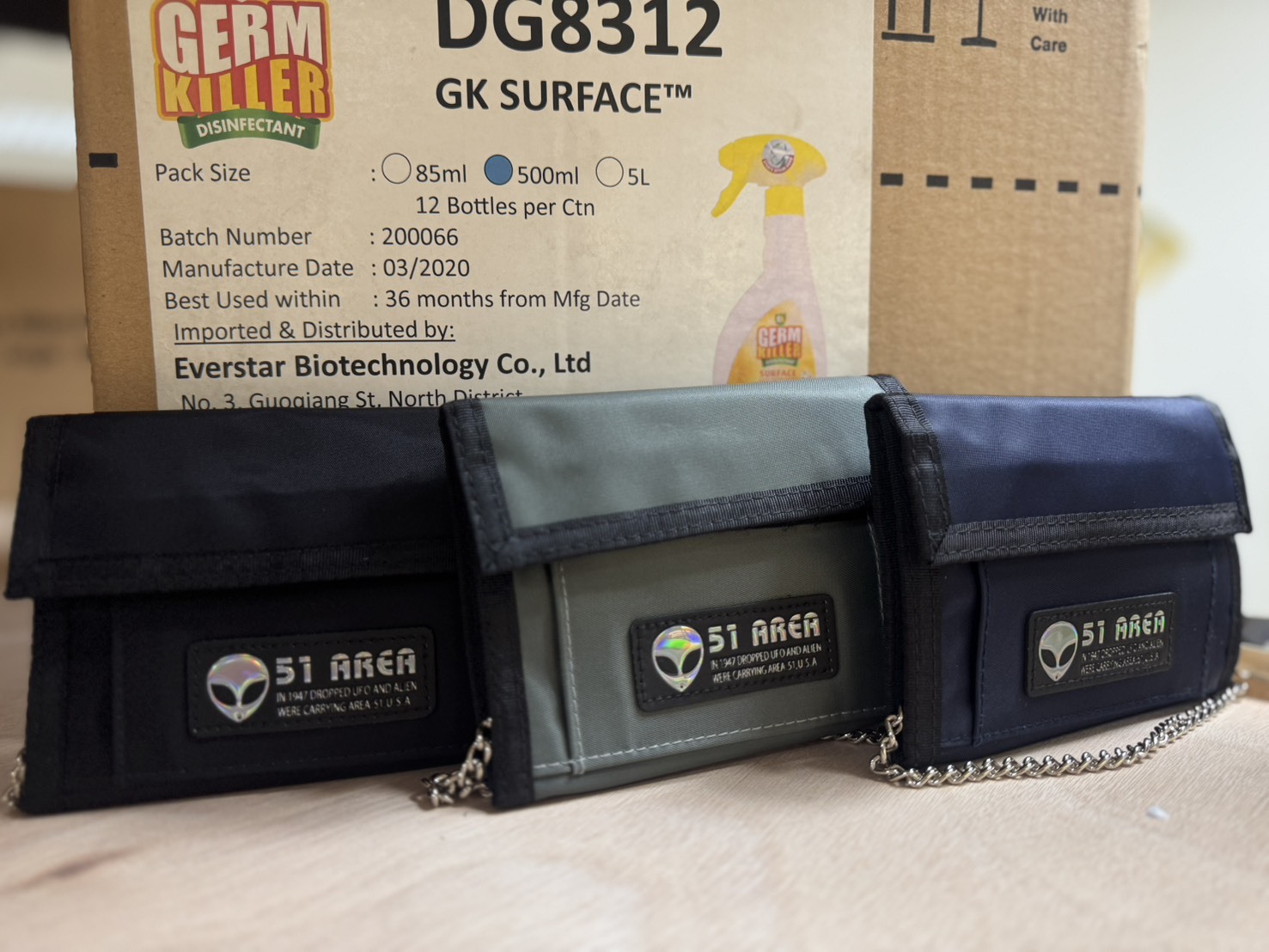 花蓮分會｜多功能機能短夾（附鏈條）