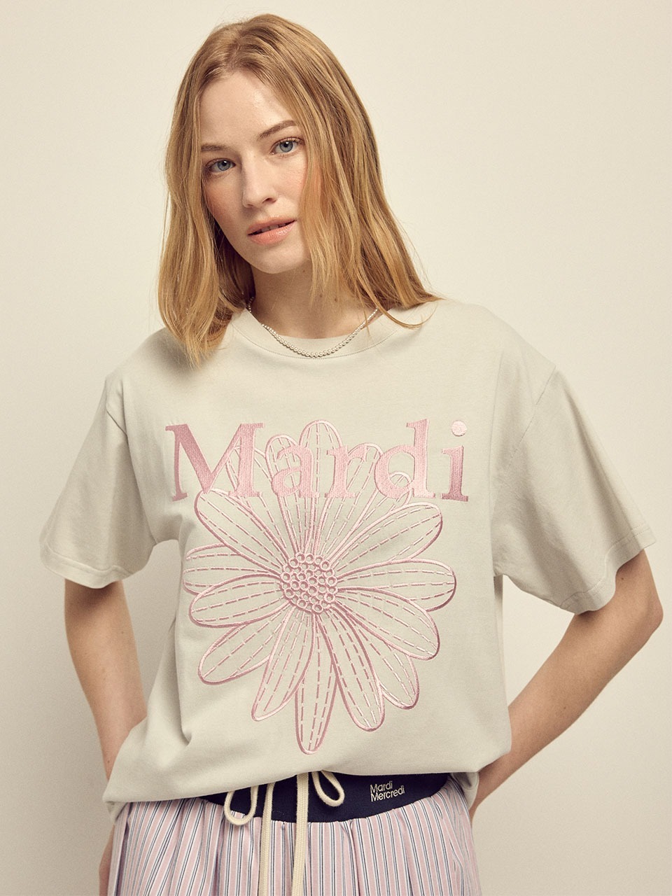 Mardi Mercredi TSHIRT FLOWERMARDI NEEDLEWORK