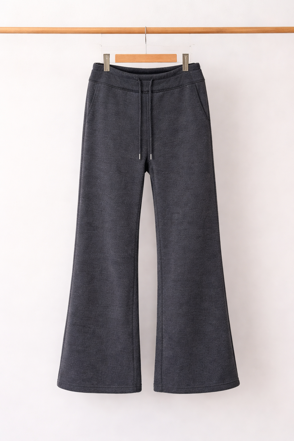 SYMBOL 暖感薄絨綁帶休閒褲