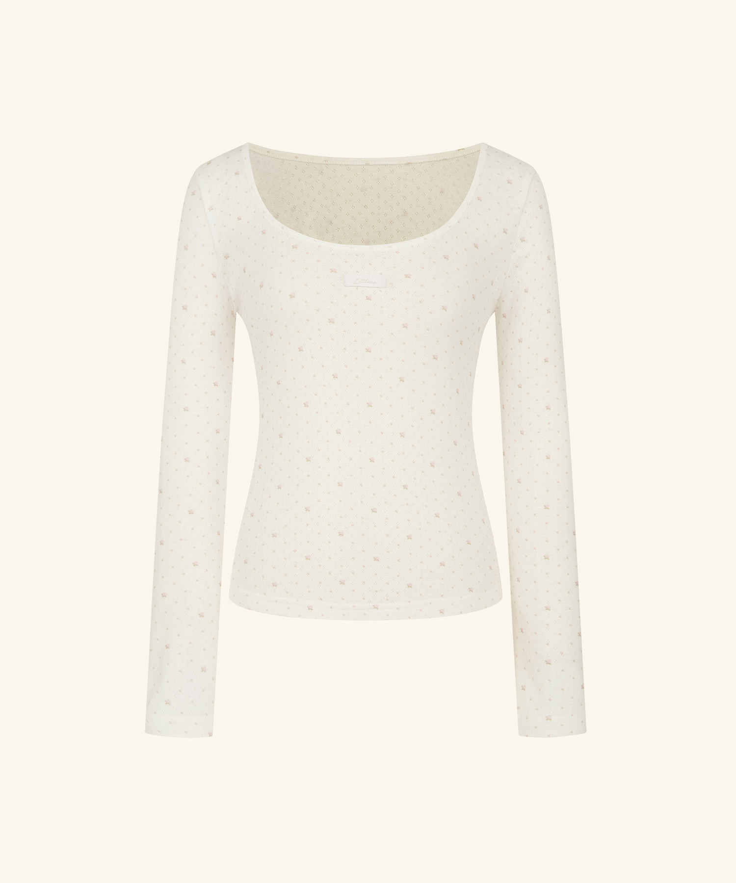 LETTER FROM MOON - Letters Two-Way Slim T-Shirt *2色*