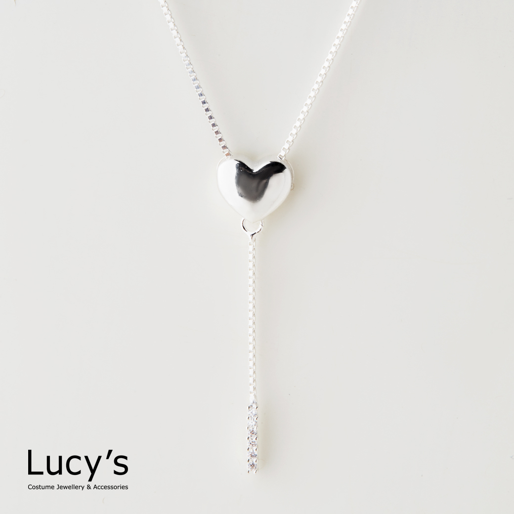 925純銀 愛情光線 項鍊 (129629)