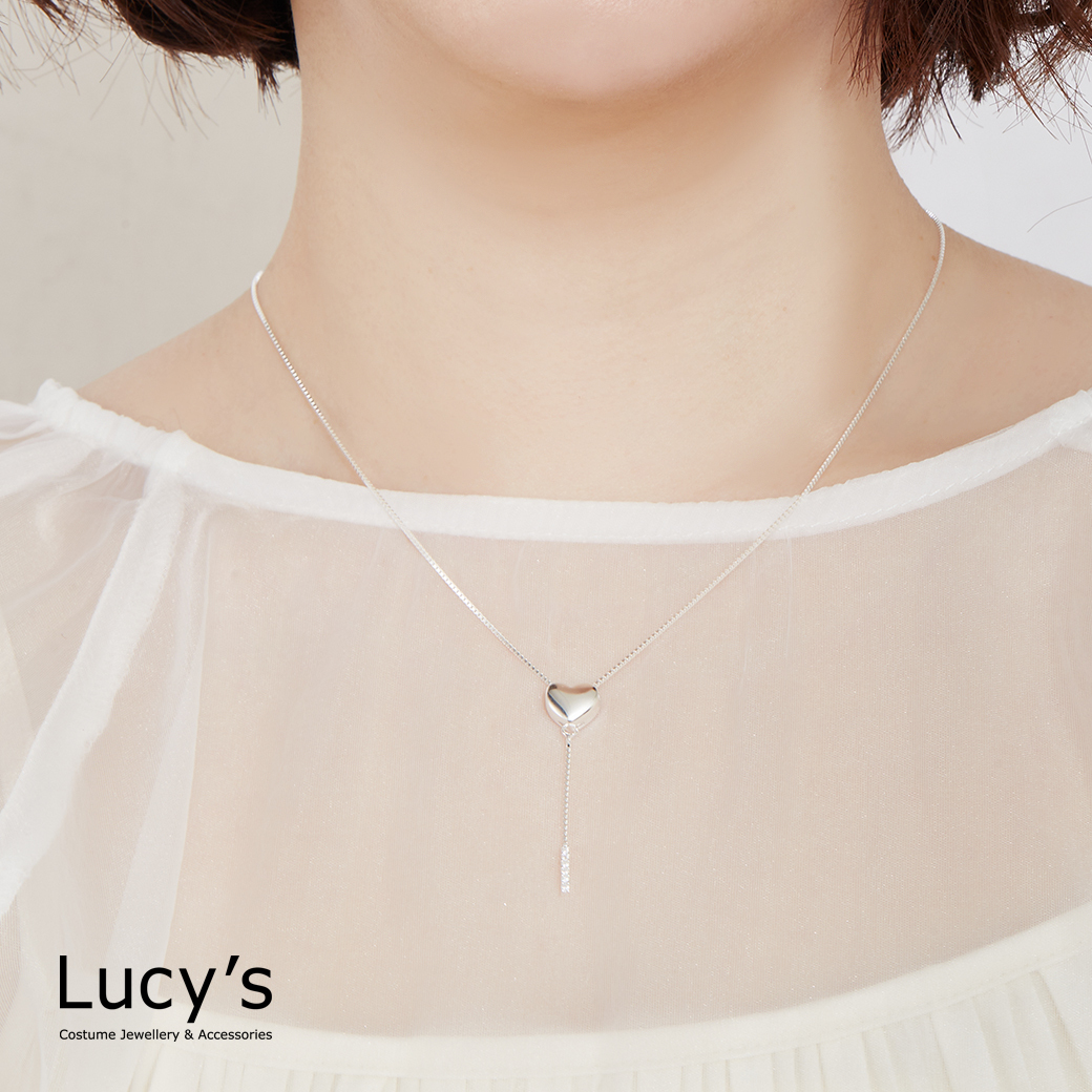 925純銀 愛情光線 項鍊 (129629)