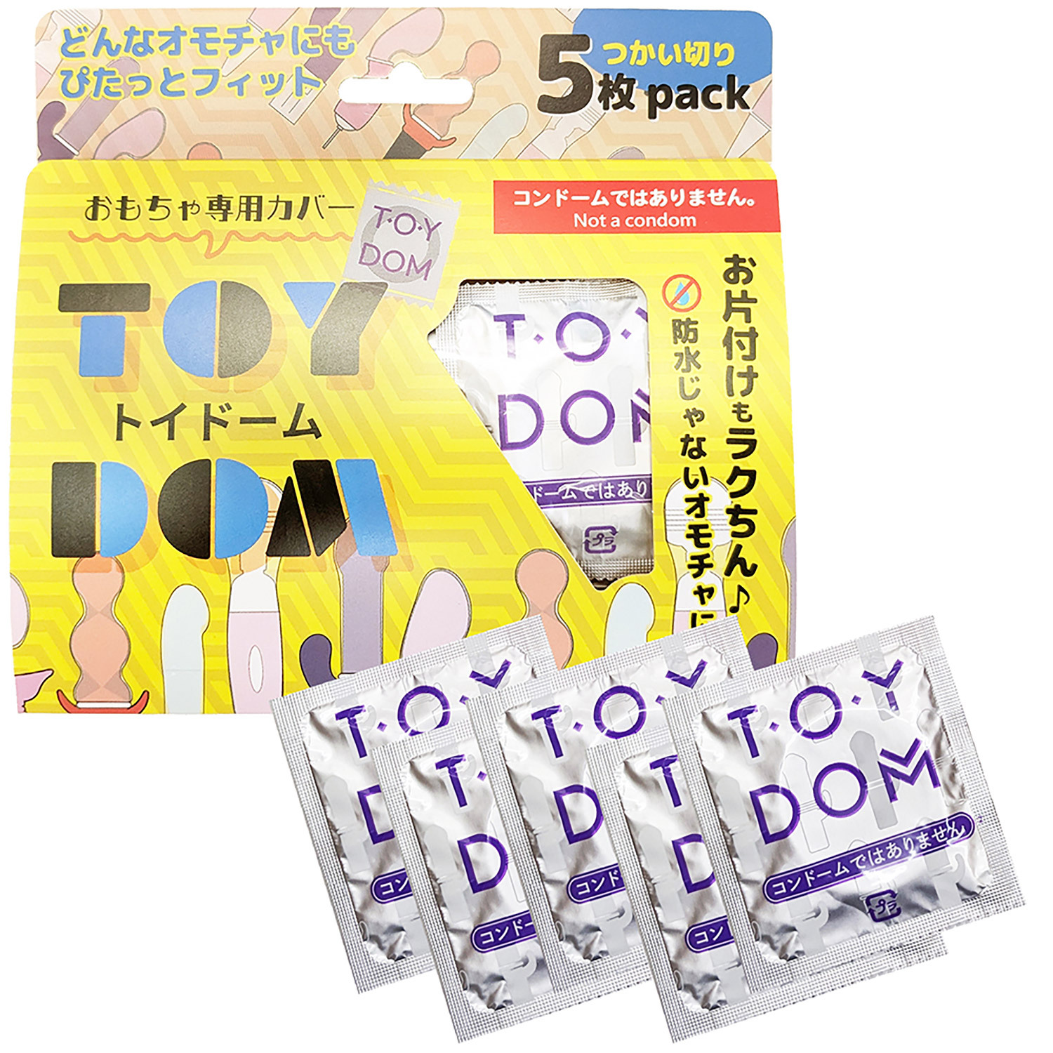日本トイドーム TOYDOM 情趣玩具專用保護套 5個