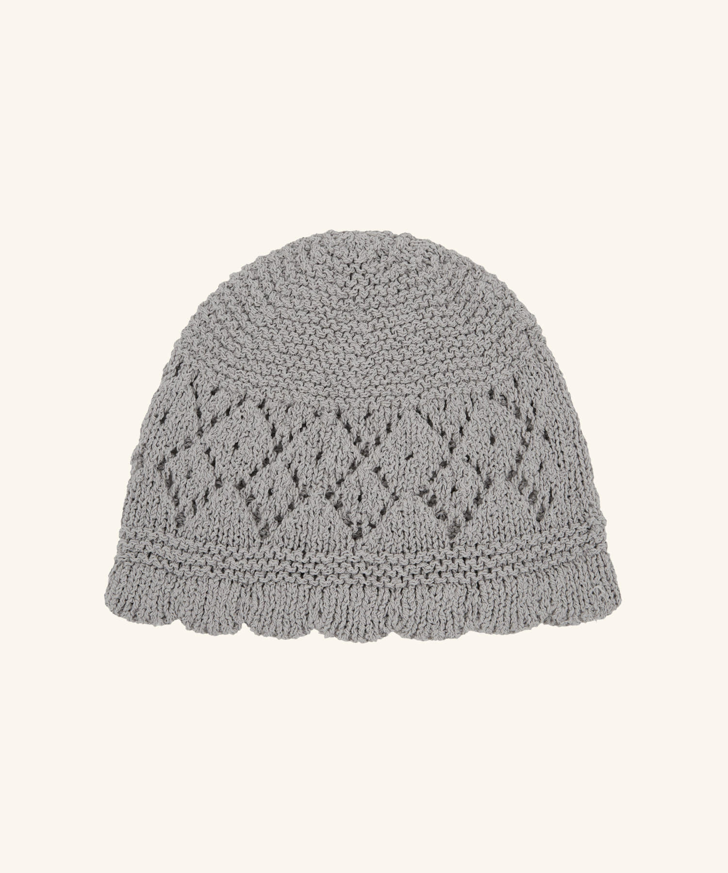 LETTER FROM MOON - Scallop Punched Knit Beanie *2色*