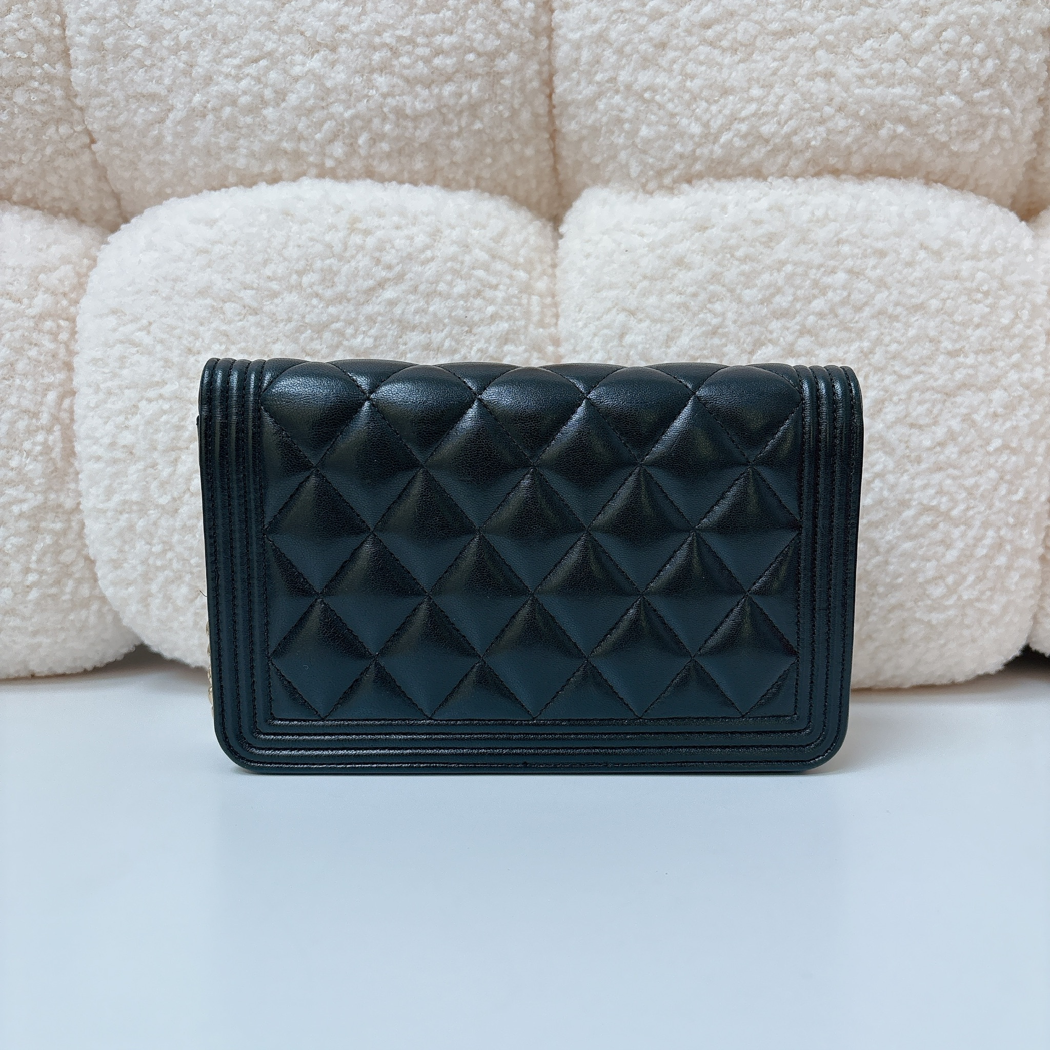Chanel Boy WOC - Black / Ghw
