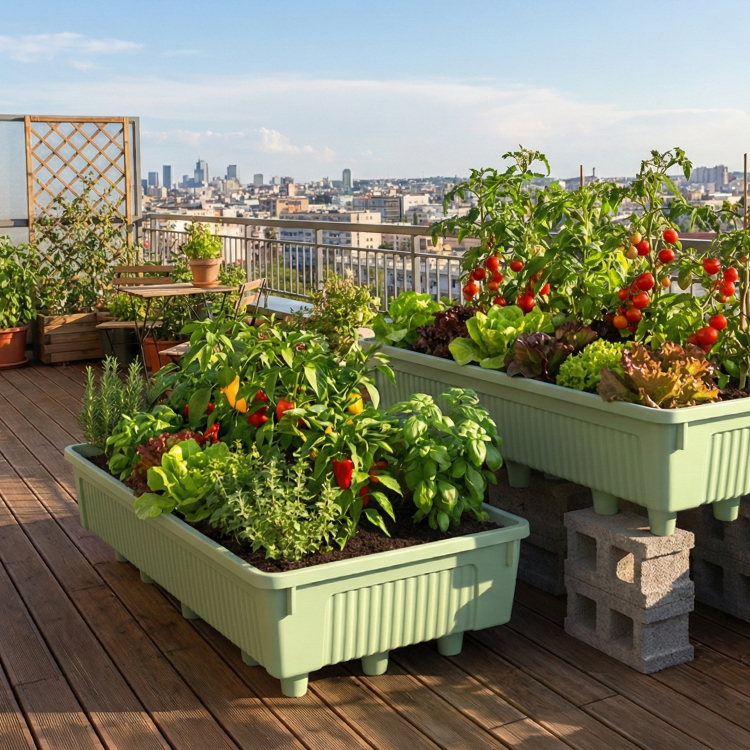 普羅旺斯植栽盆-L