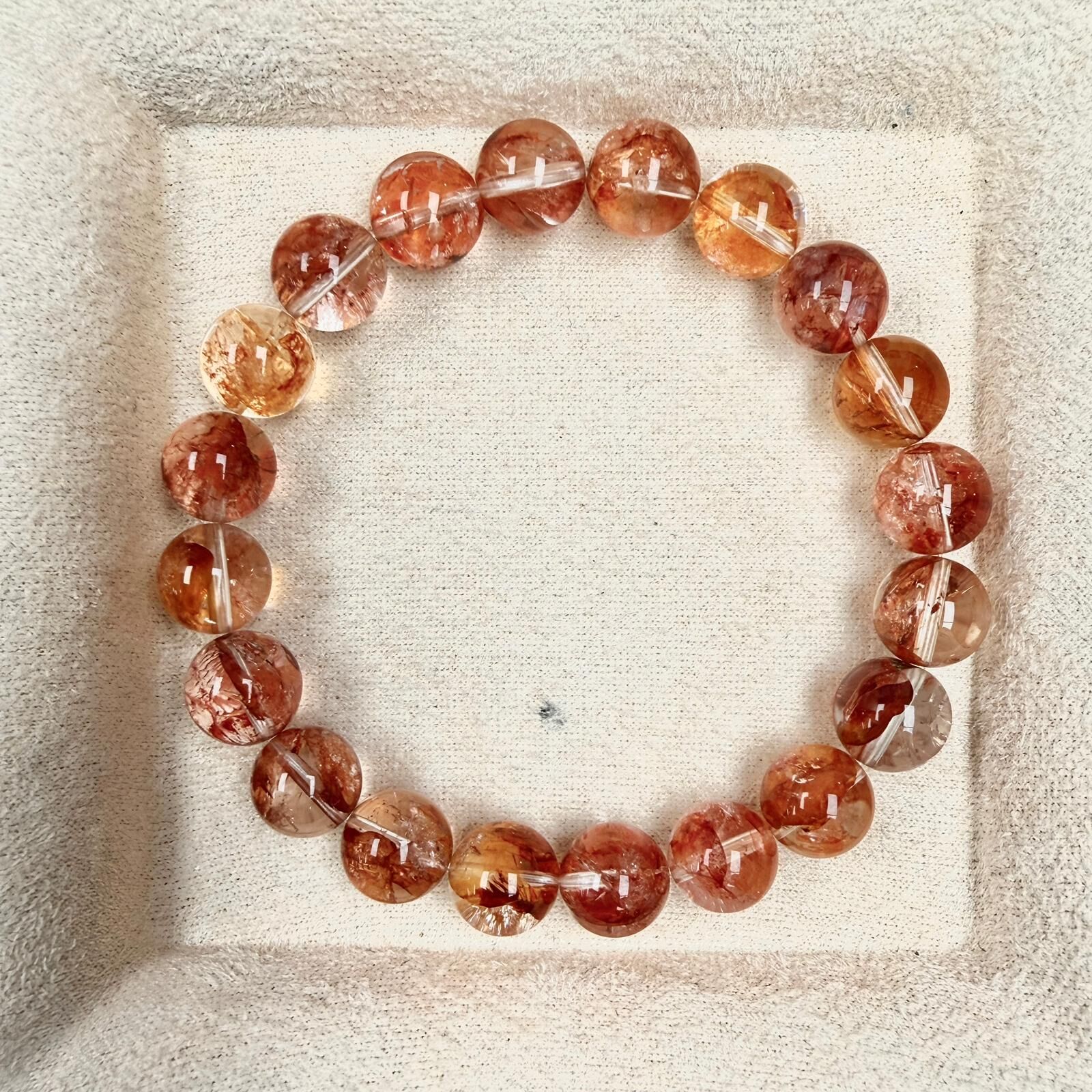 VX197 C4 錦鯉膠花手串 10mm+