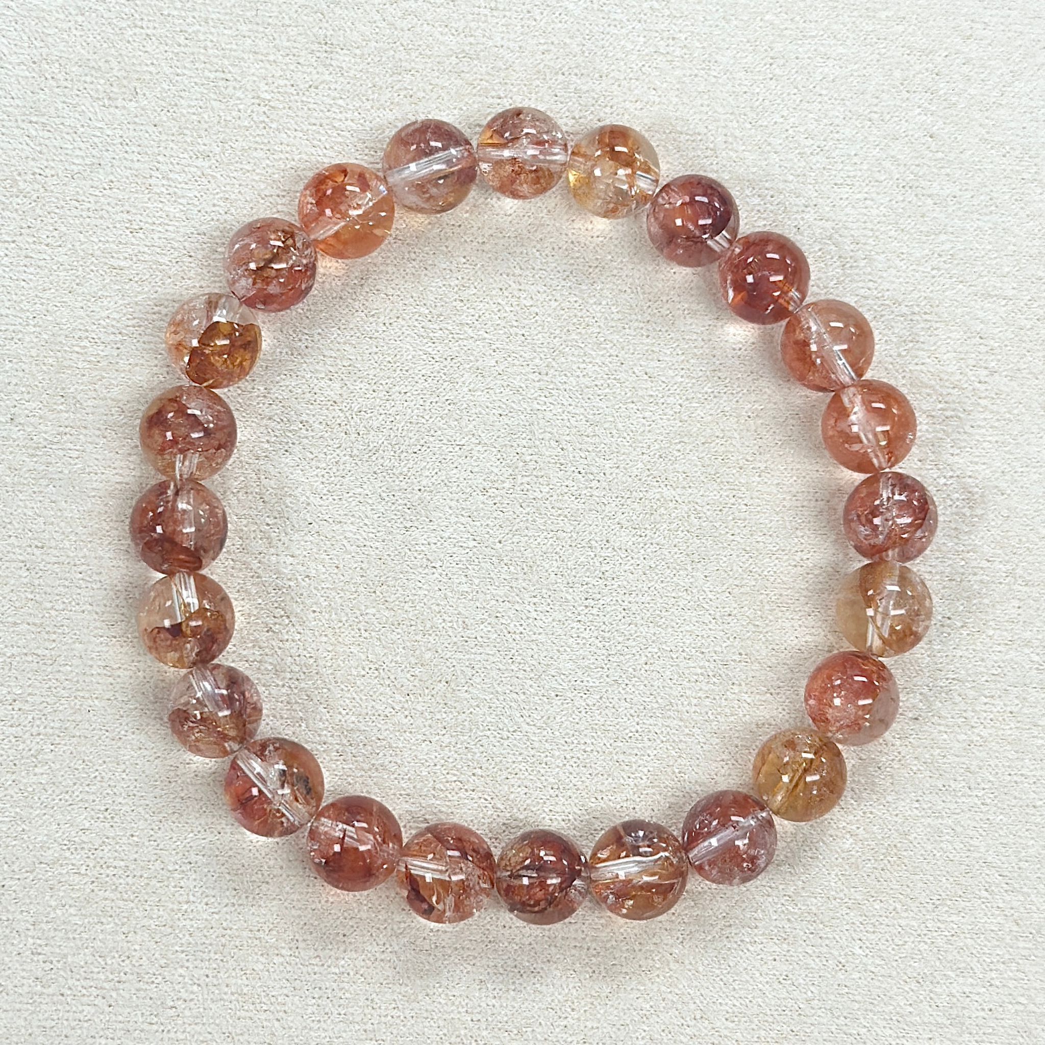 VX199 C6 錦鯉膠花手串 8mm+