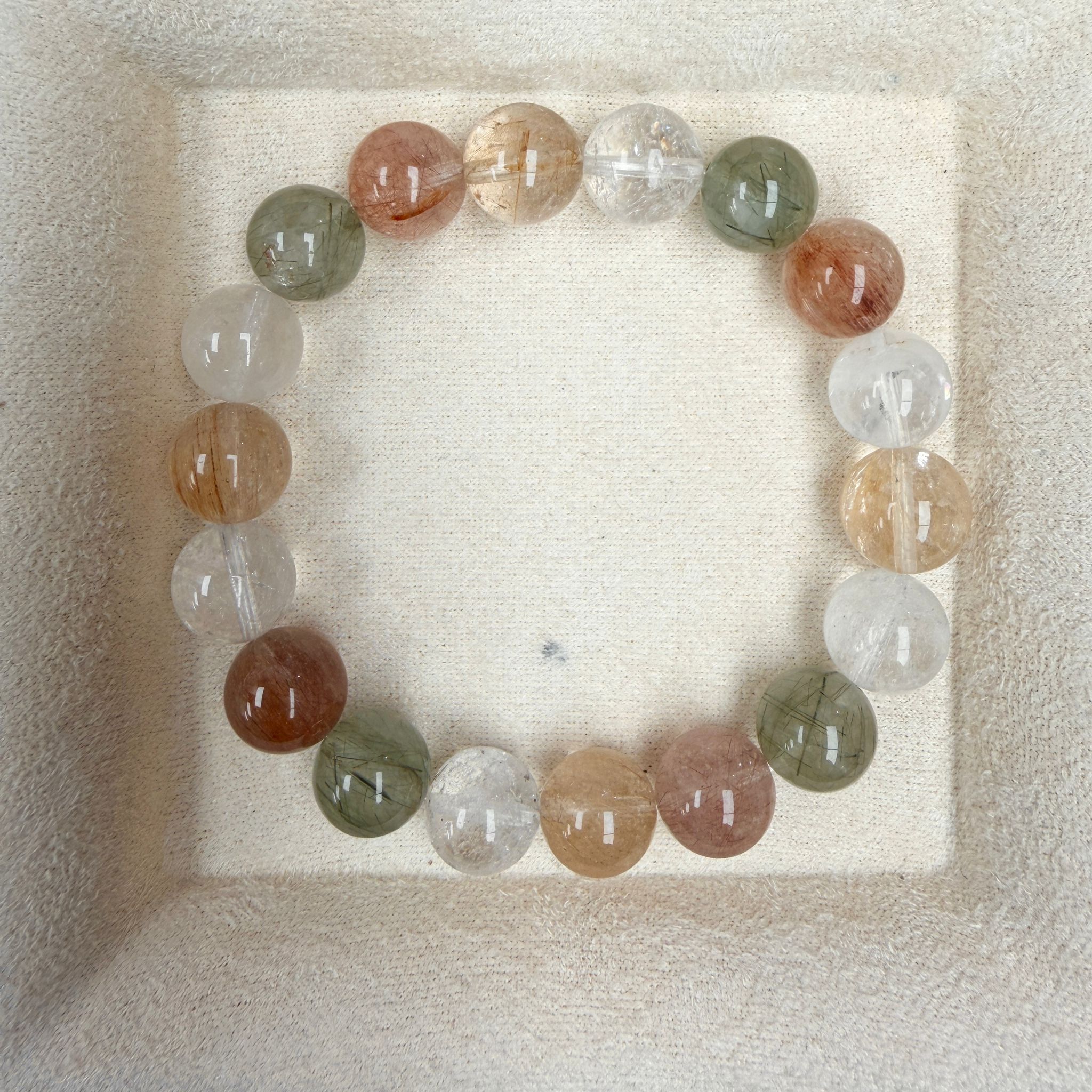 VX200 C7 彩兔毛手串 11mm+