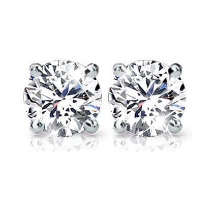 VX352 B128 E3088 Lab Diamond Earrings 1.5 Carat DVS1 with IGI Certificate (Total 3 carat)
