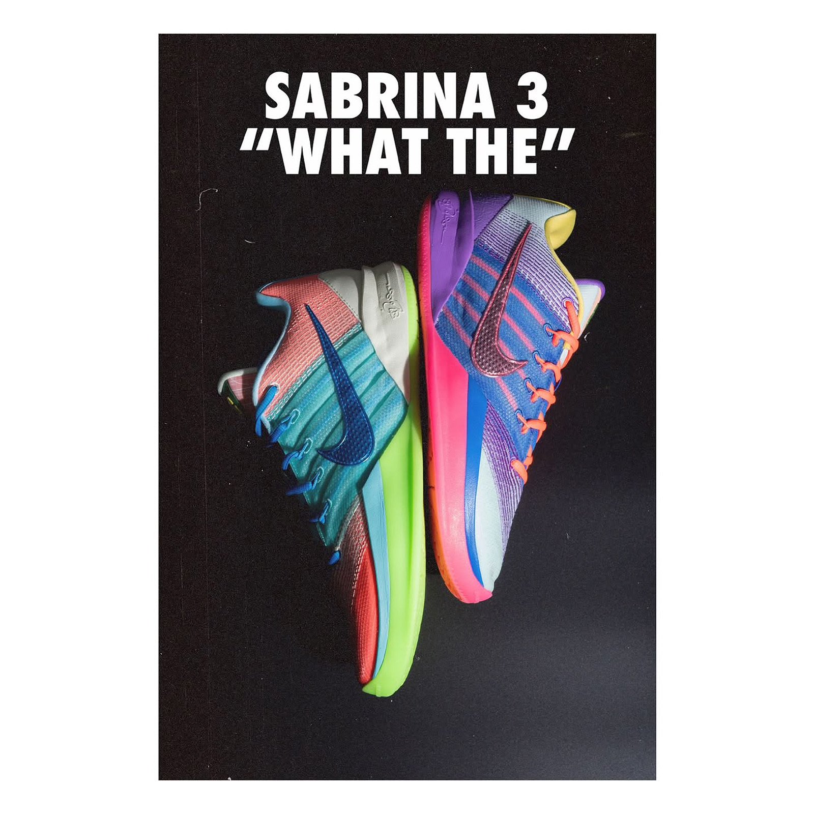 Nike Sabrina 3 ''What The'' 鴛鴦彩色 繽紛 水果 糖果 彩虹鴛鴦 實戰籃球鞋 IO7844-300