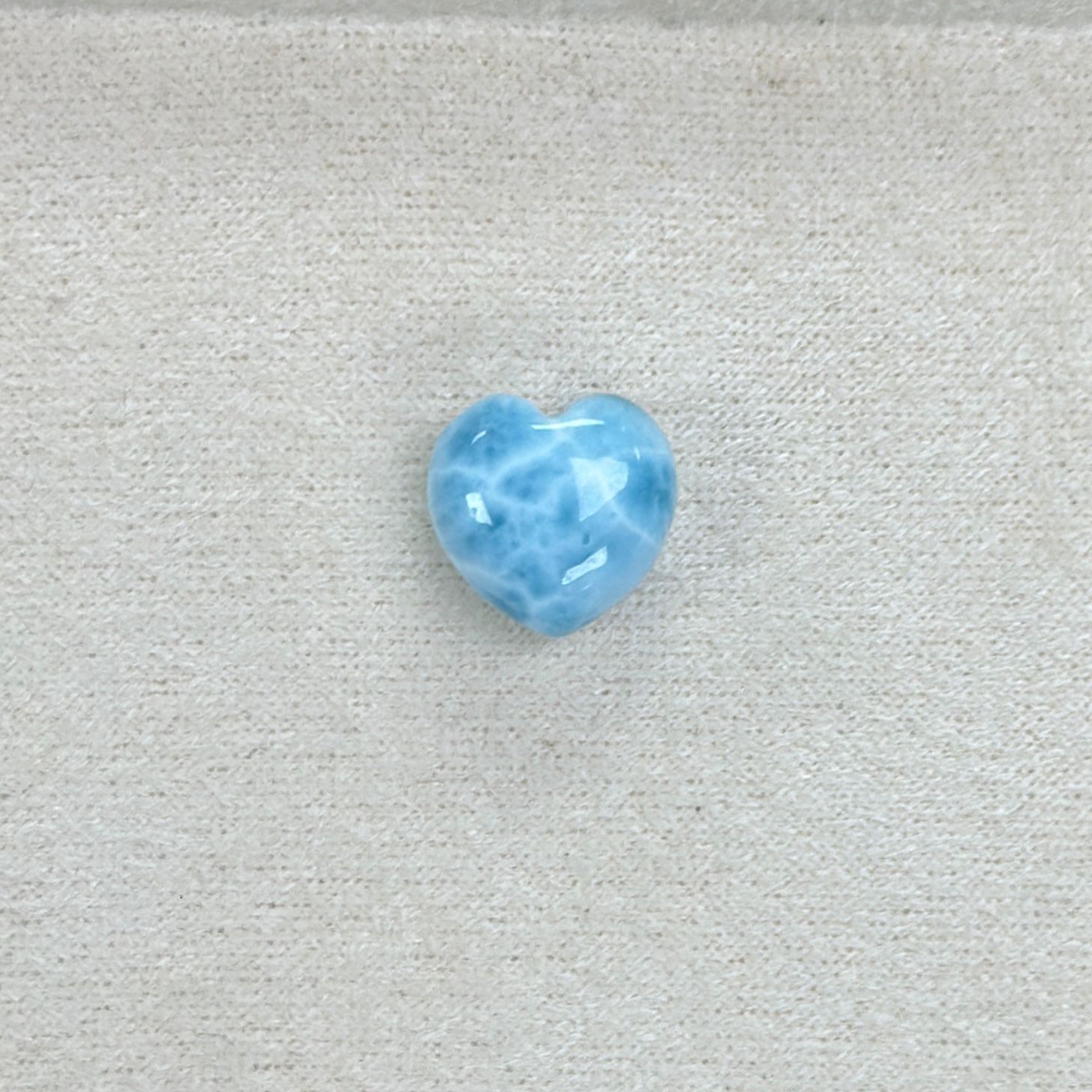 VX212 C19 心型海紋石裸石 (默認鑲吊墜) 11.7*11.9mm