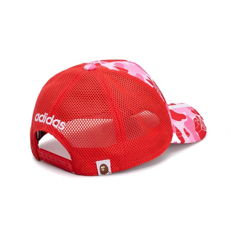 Adidas x BAPE Trucker Cap 卡車帽 棒球帽 粉紅色 迷彩 KF4919 [台灣現貨]