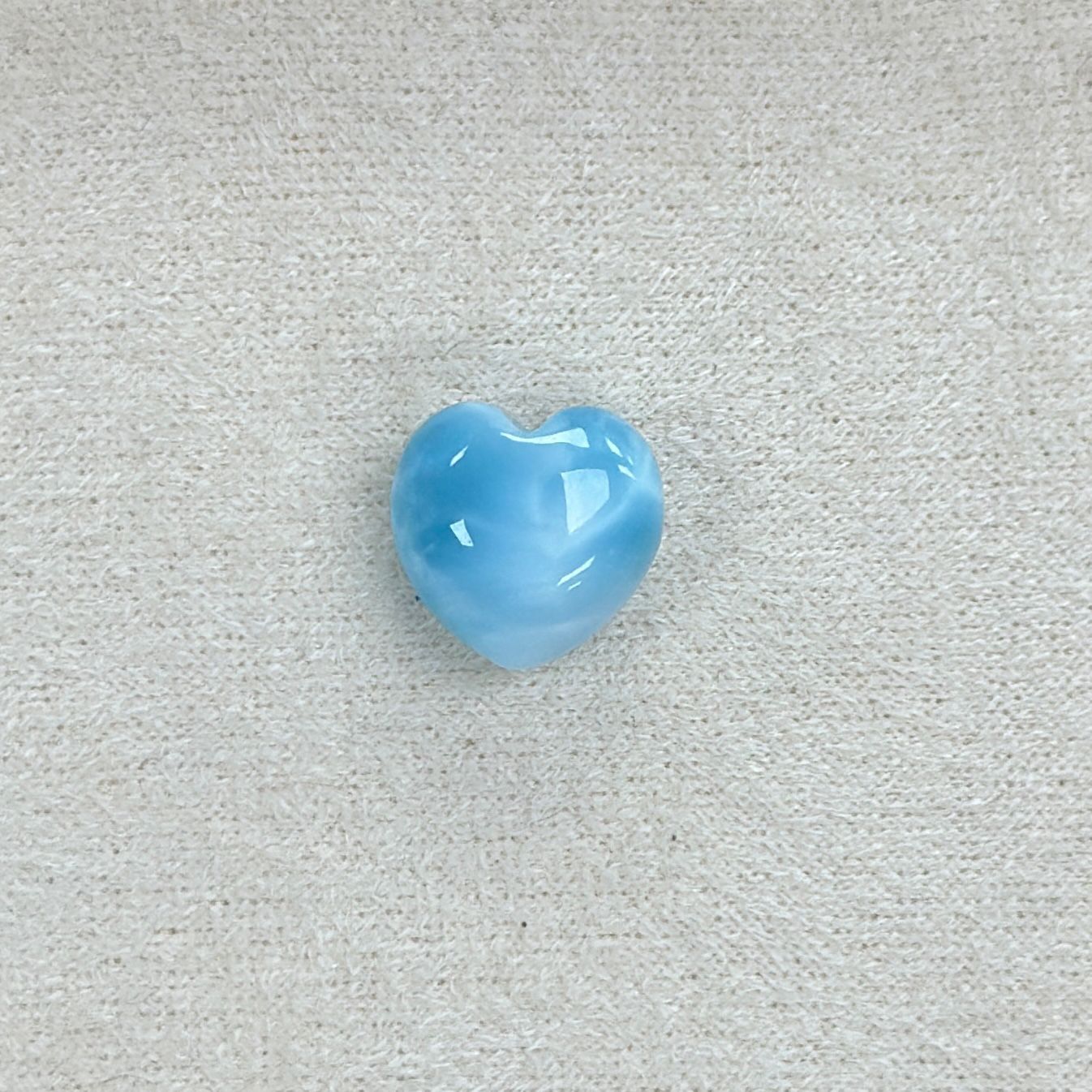 VX221 C28 心型海紋石裸石 (默認鑲吊墜) 11.5*11.8mm