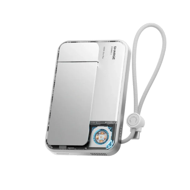 SHARGE ICEMAG 3｜Qi2.2 無線磁吸行動電源 10000mAh｜高效冷卻與25W快速充電 【3C安全認證】