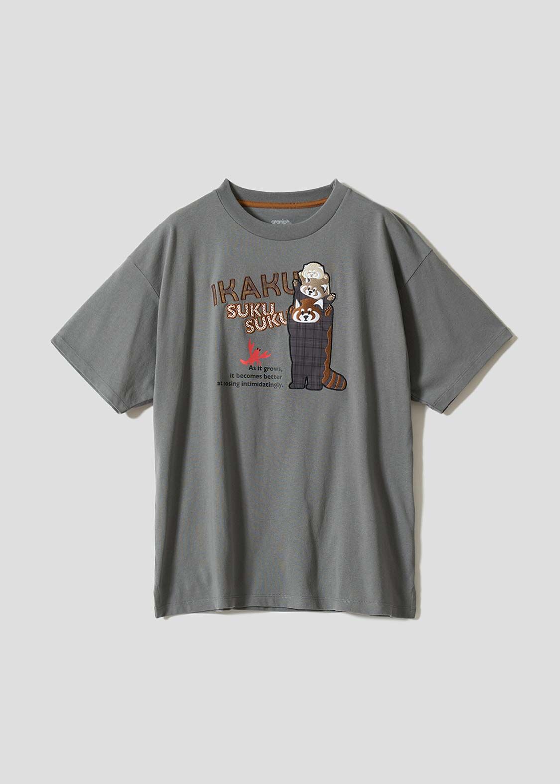 日本預訂 graniph GH Ikakuseicho | Appliqué T-shirt