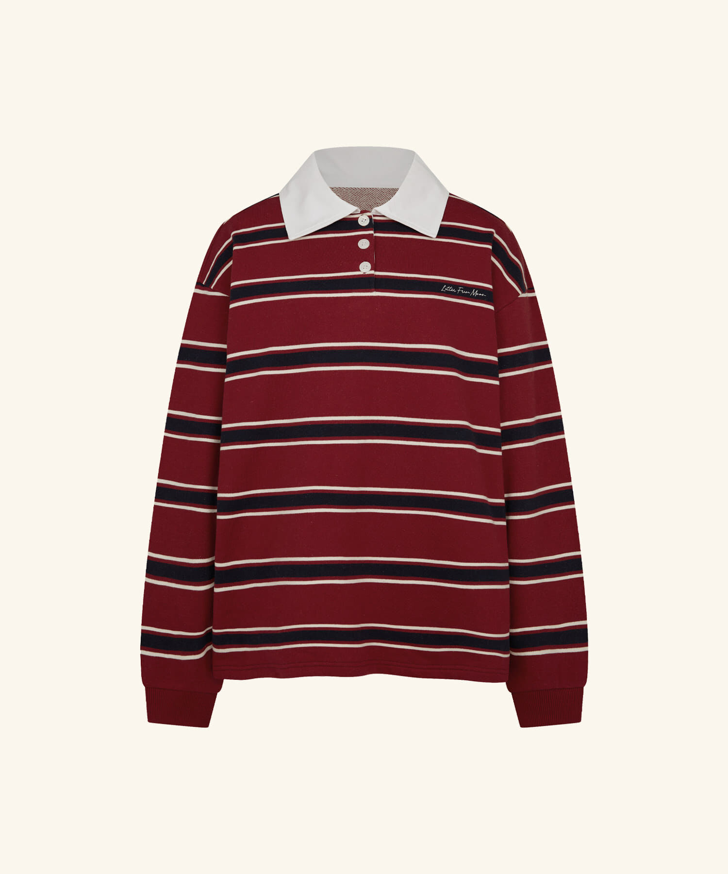 LETTER FROM MOON - Martin Stripe Rugby Shirt *2色*