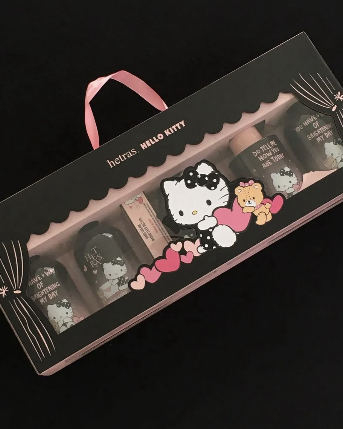 <🇰🇷韓國連線>hetras. x Hello Kitty 調香師 香氛 聯名 凱蒂貓 擴香 洗手乳 護手霜 禮盒組